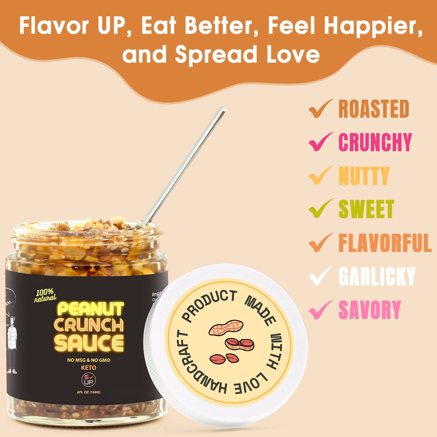 Peanut Crunch Sauce