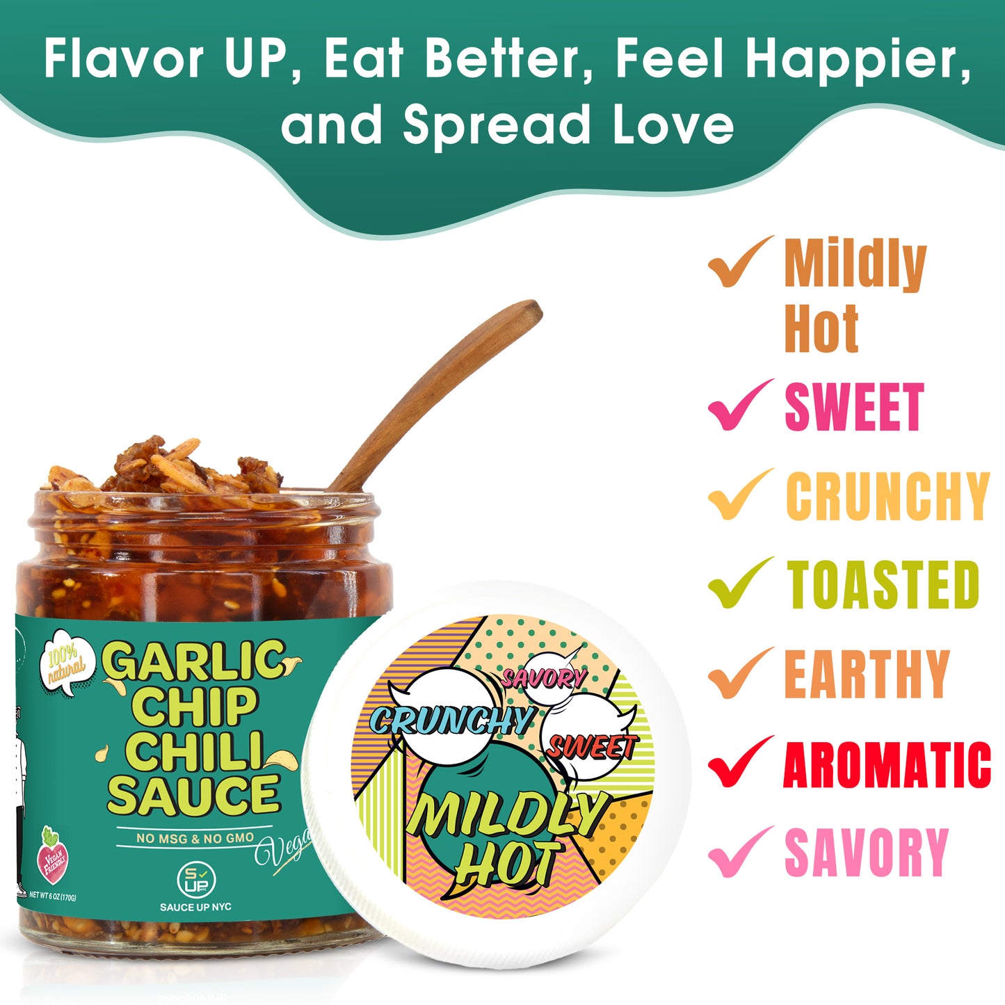Garlic Chip Chili Sauce ( Vegan )