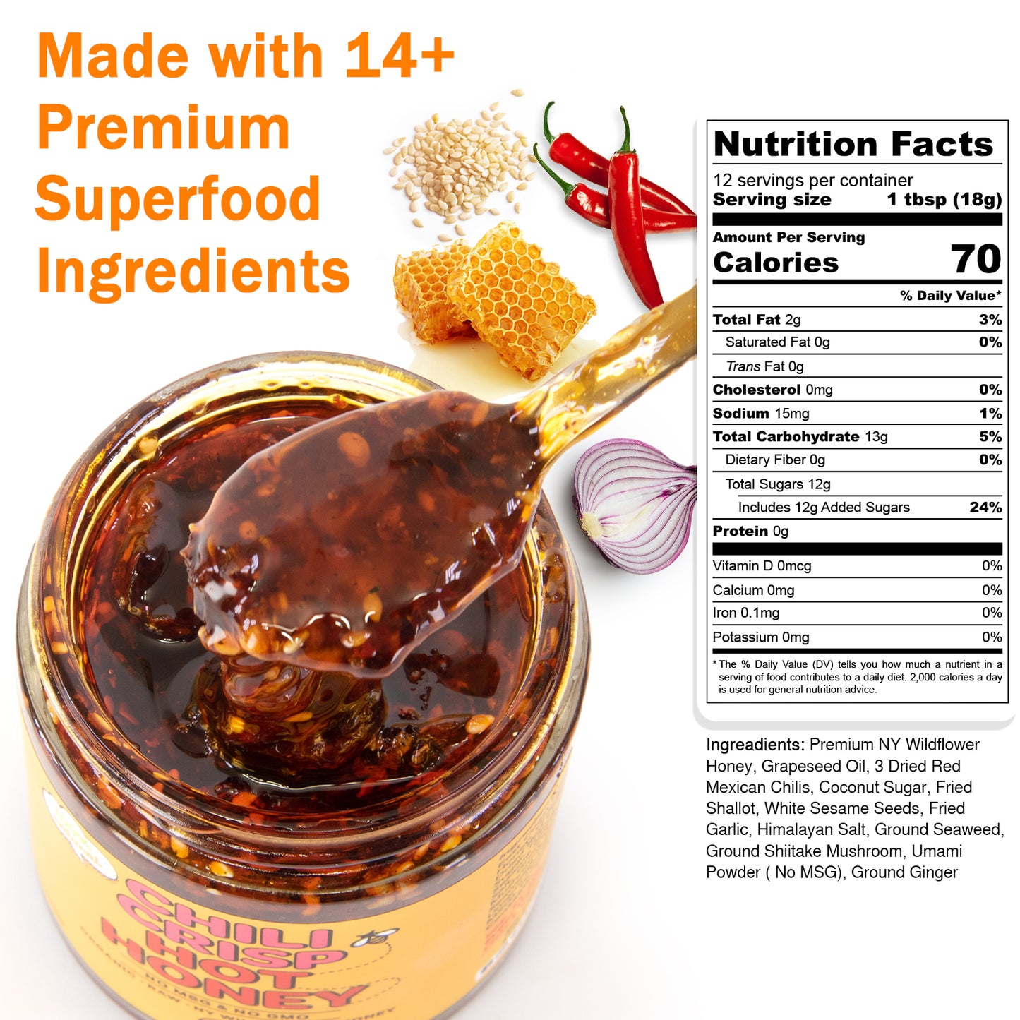 Chili Crisp Hot Honey