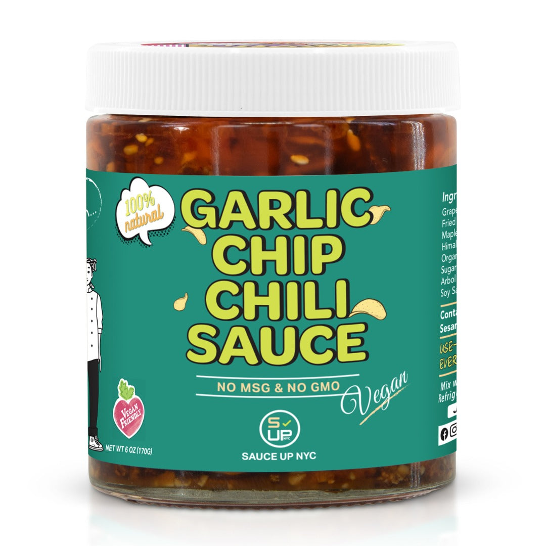 Garlic Chip Chili Sauce ( Vegan )