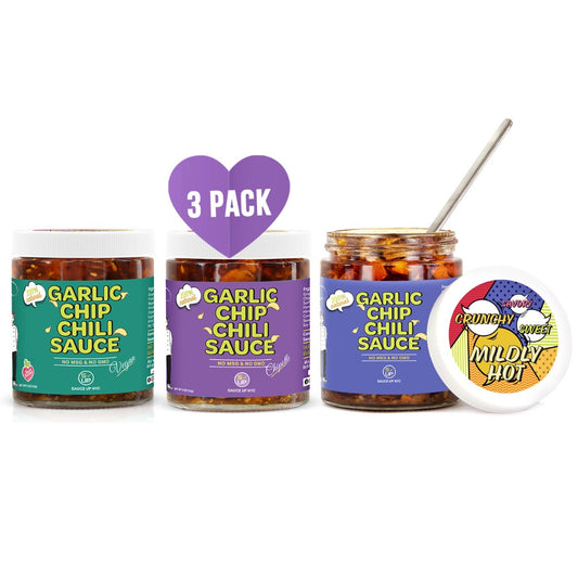 Garlic Chip Chili Sauce (Chipotle + Vegan + Original)
