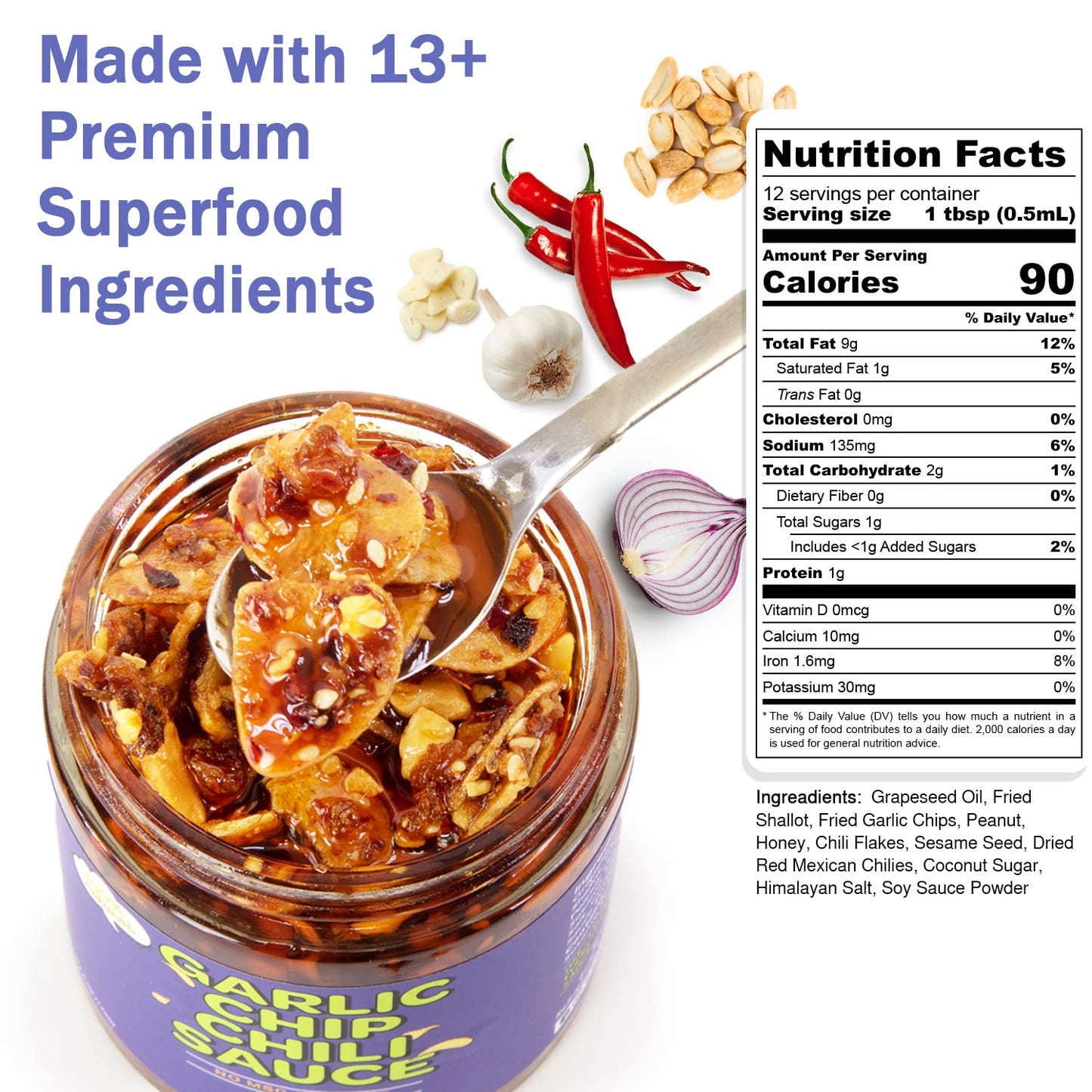Garlic Chip Chili Sauce 2PK