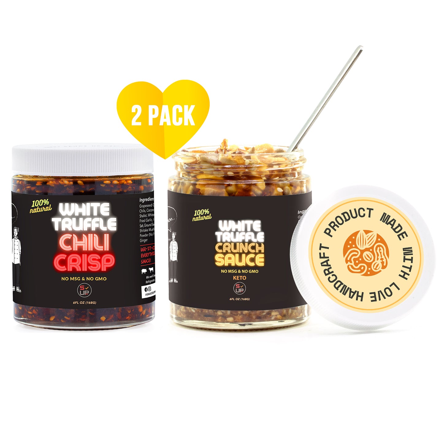 Truffle Heaven Duo – Chili Truffle + Nut Truffle 2-Pack