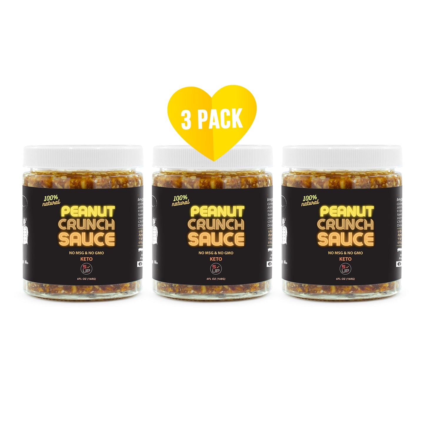Peanut Crunch Sauce - 3 PK