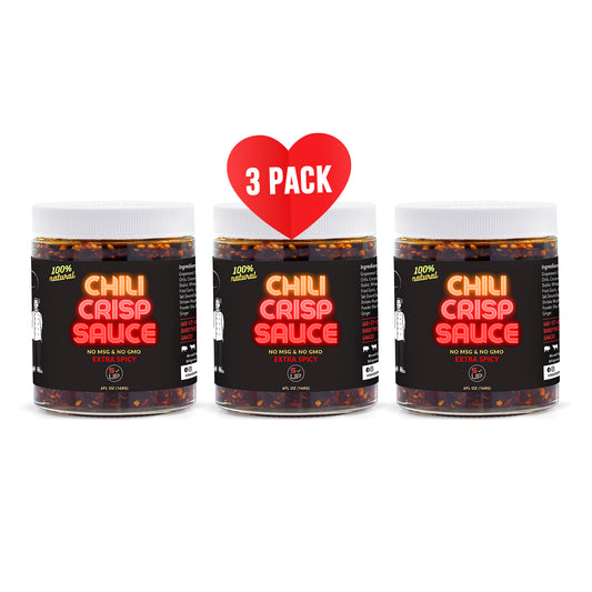 Chili Crisp Sauce - Extra Spicy - 3 PK