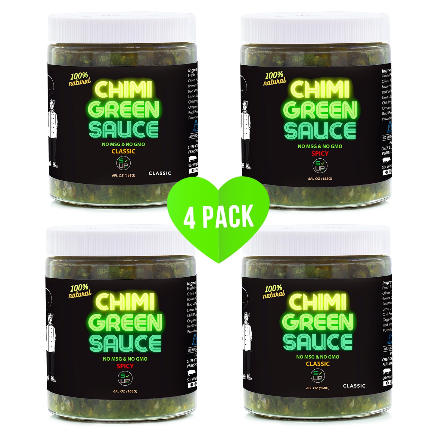 ( Classic + Spicy ) - 4PK