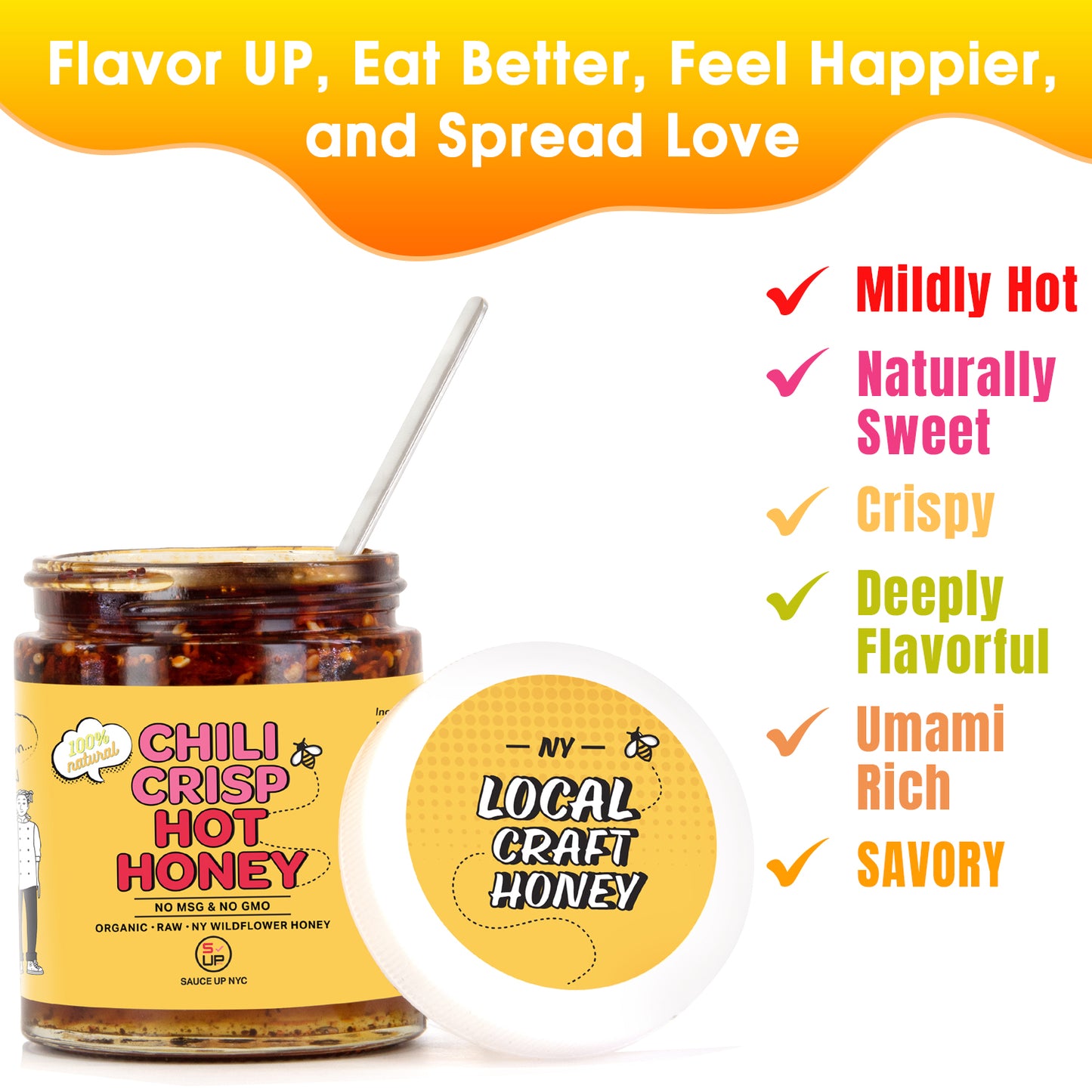 Chili Crisp Hot Honey