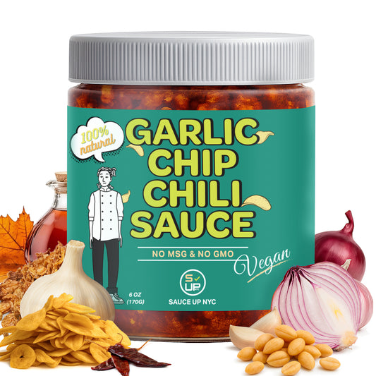 Garlic Chip Chili Sauce ( Vegan )