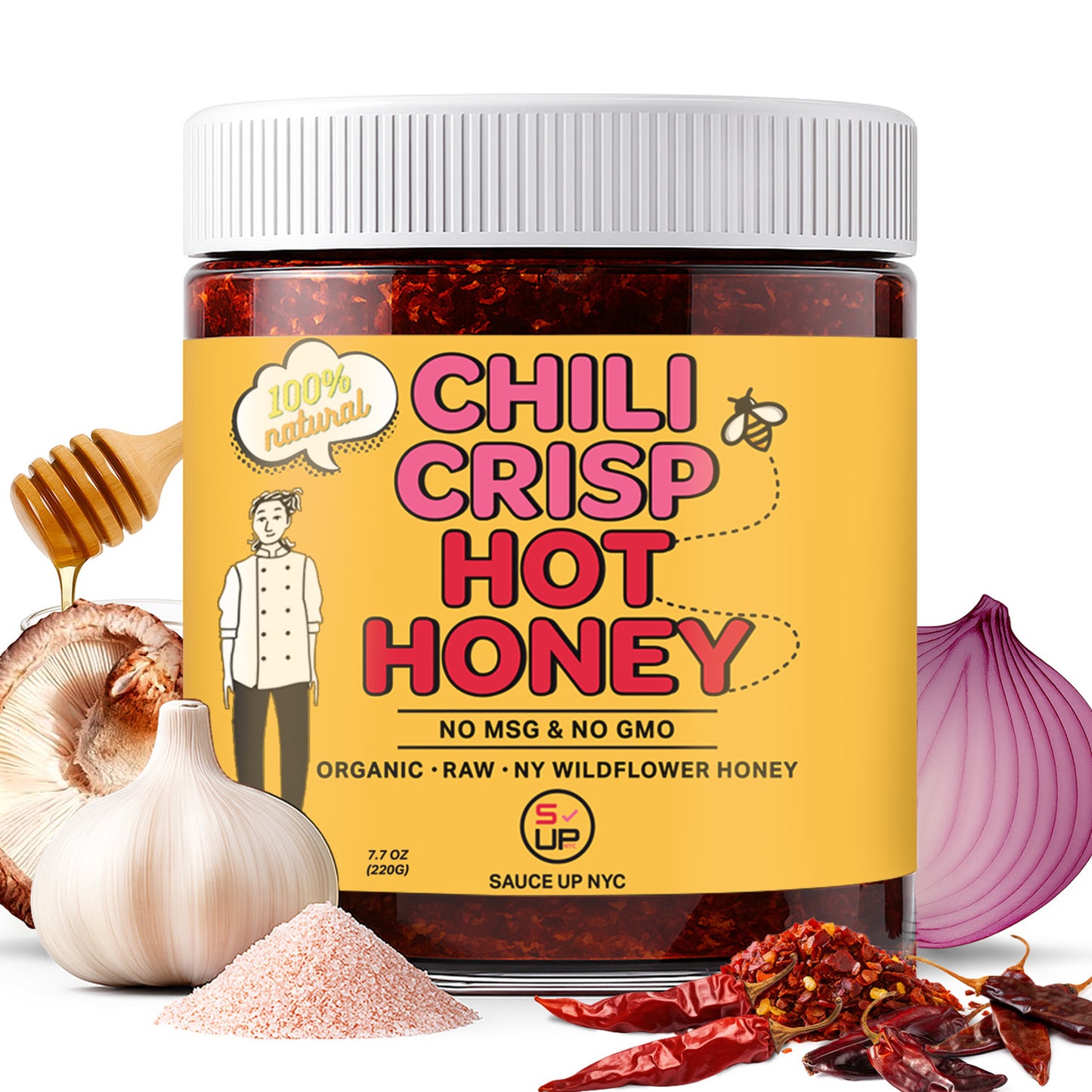 Chili Crisp Hot Honey