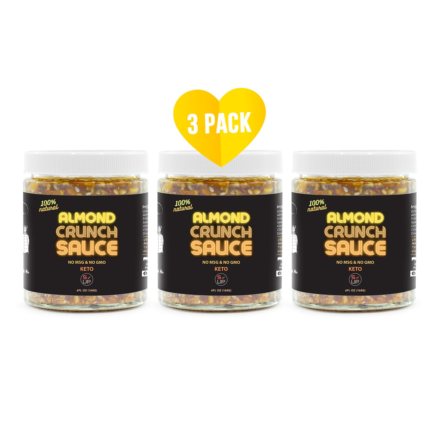 Almond Crunch Sauce - 3 PK